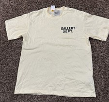 Gallery Dept Logo Souvenir T Shirt Yellow Bla...