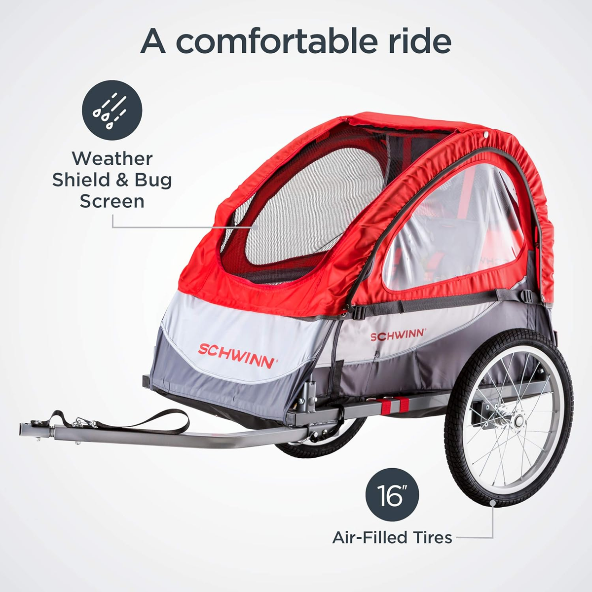 schwinn bicycle stroller Turismo Jogging No matter what your adventure Schwinn Joyrider Deluxe Double Child