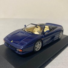 Minichamps Ferrari F355 Soft Top 1/43 Diecast Model Blue Metallic Rare