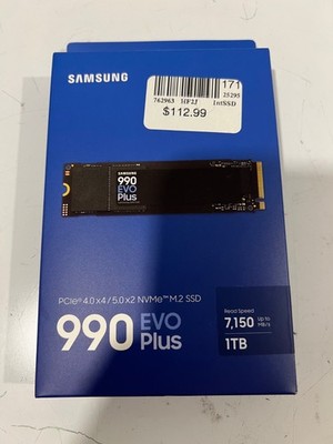 Samsung 990 EVO Plus 1TB M.2 2280 NVMe Internal SSD   PCIe Gen4   Brand New
