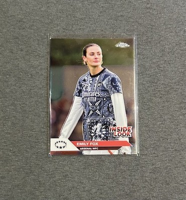 2024-25 Topps Chrome UCL - Emily Fox - Inside Look Arsenal WFC
