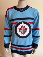 NHL Winnipeg Jets Adidas Anniversary Primegreen Authentic Jersey Mens sz 50 NWT
