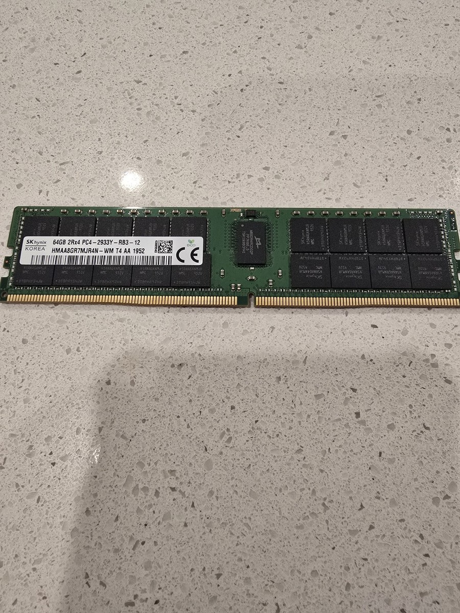 SK HYNIX 64GB PC4 DDR4 2933Y- 2Rx4 ECC SERVER Memory RAM