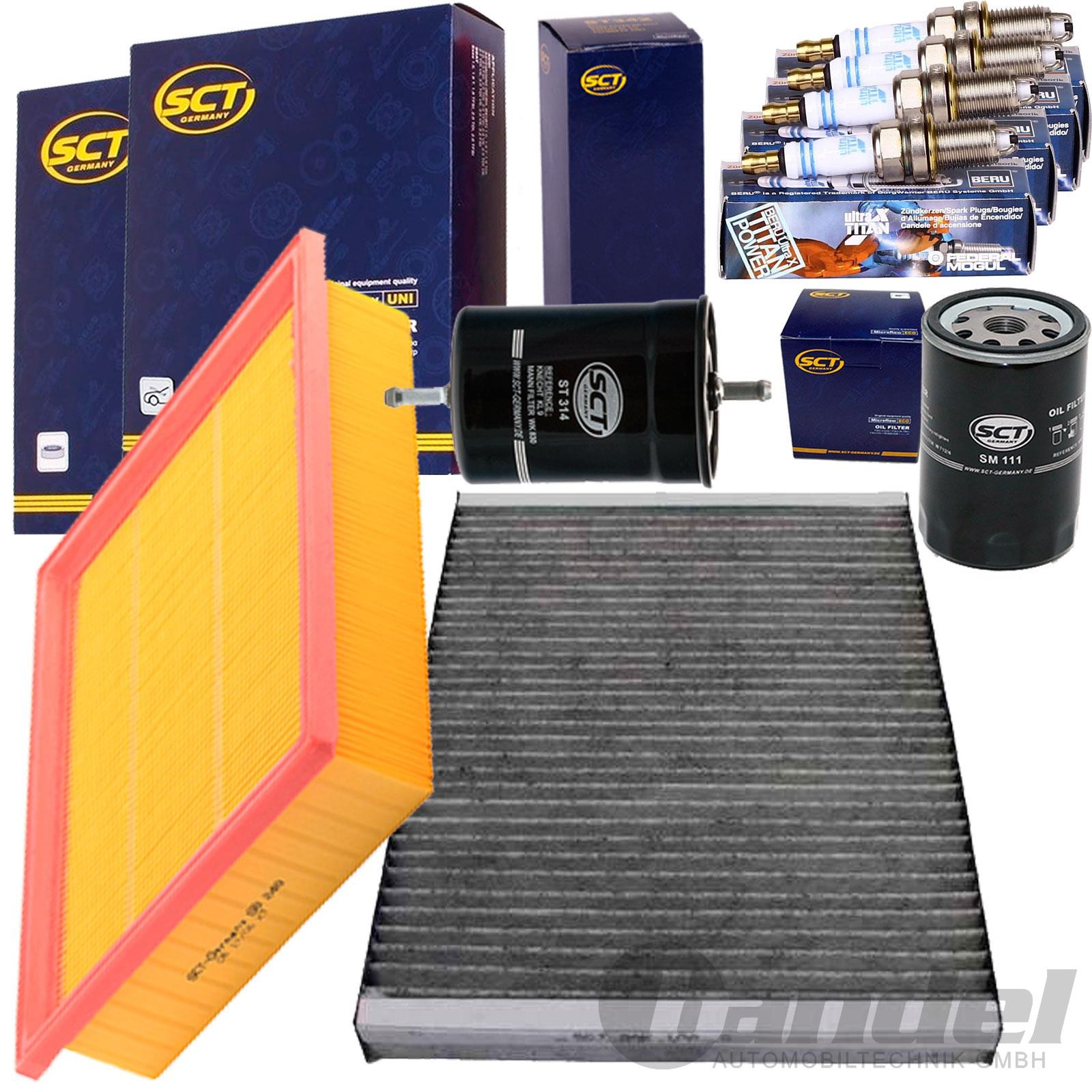 Paquete de Inspección Filtros Conjunto + Bujías 1.8+2.0 para VW Golf 3 Vento 1H