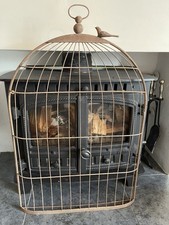 Large Fire Guard Decorative Bird Cage Birdcage Wall Decoration Garden Screw Hang