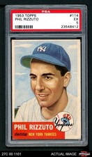 1953 Topps #114 Phil Rizzuto Yankees HOF PSA 5 - EX