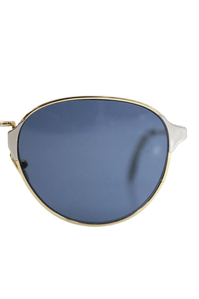 Gafas de sol Zanzan unisex Arango ovaladas marco delgado dorado azul 19 55 135 Foto 2 de 4