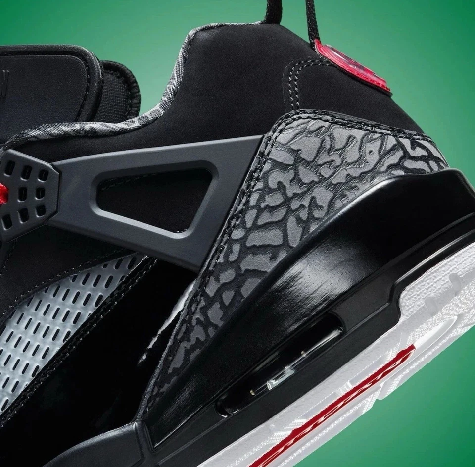 Nike Air Jordan Spizike Zapatos Bajos Negro Clásico Verde FQ1759-060 Para hombres Tallas Nuevos Foto 4 de 4