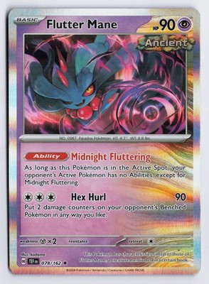 Flutter Mane - TEF #078/162: Temporal Forces Holofoil NM
