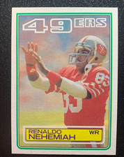 Renaldo Nehemiah      1983 Topps Football     San Francisco 49's     Card #171