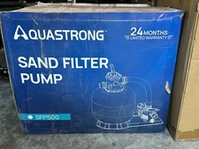 AQUASTRONG SFP500 Pool Sand Filter 20in 6060GPH 1.5HP