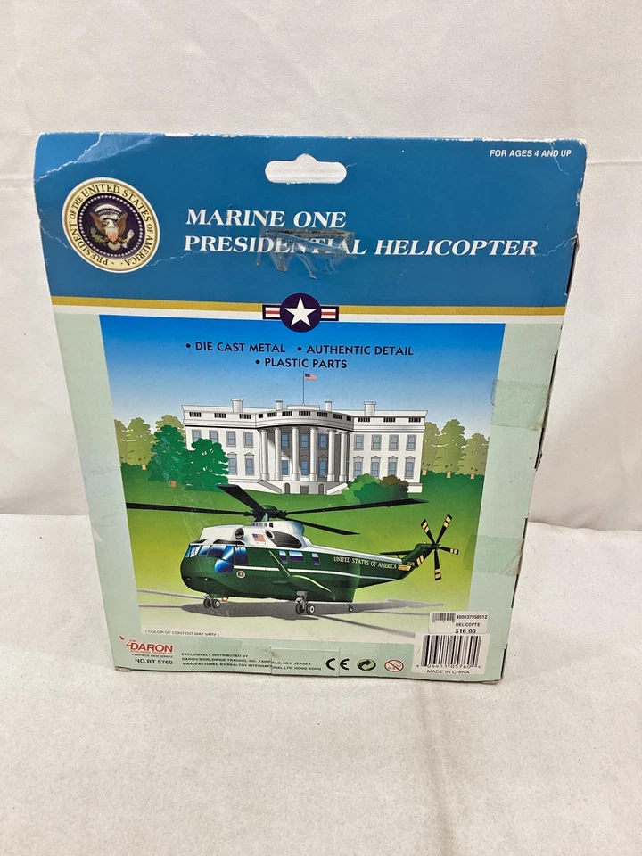 Daron Inc Marine One Presidential Helicopter & Truck 3-Piece Set Sealed FREESHIP - Image 3 of 4