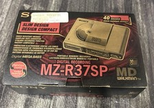 Sony MiniDisc Player MZ-R37SP Near Mint w/ Box Accessories Rare