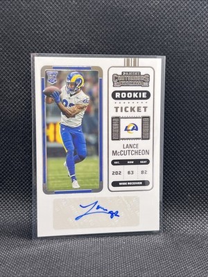 2022 Panini Contenders Lance McCutcheon Rookie Ticket Auto RC #272