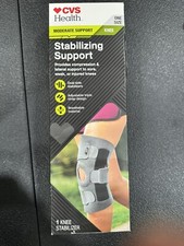 CVS Adjustable Stabilizing Knee Support Moderate One Size New in Box