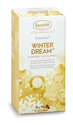 Ronnefeldt Teavelope  Winter Dream.  25 tea bags herbal tea. Caffeine free