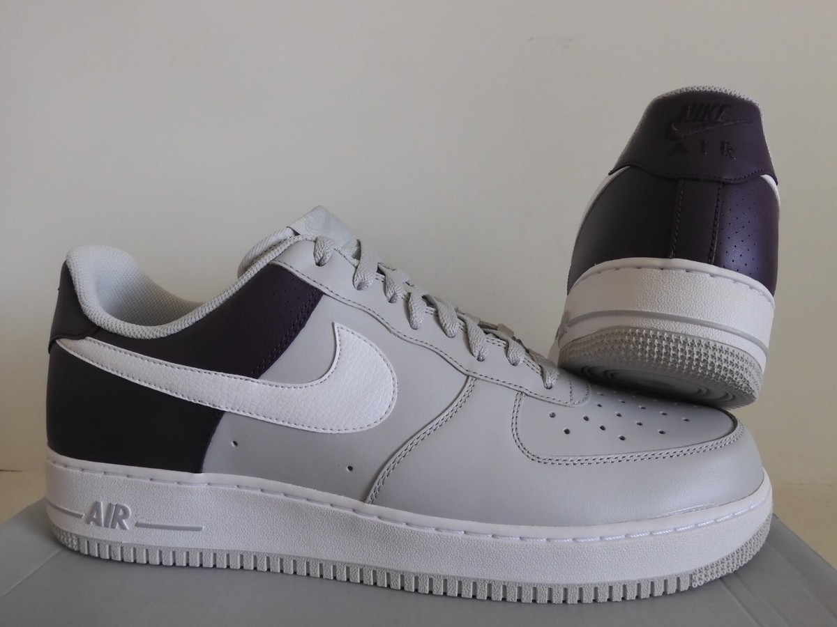 NIKE AIR FORCE 1 07 NEUTRAL GREY-WHITE-WINE SZ 14 RARE! [315122