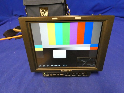 Panasonic BT-LH900AP 9" HD-SDI LCD Monitor w/ 329 Hours, Porta Brace Case - Picture 3 of 21