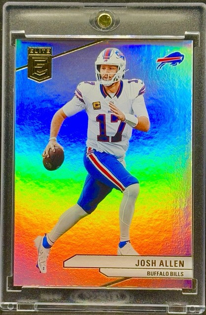 Josh Allen Gold Foil Refractor Panini Bills Mvp Mint