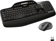Logitech - MK710 Full-size Wireless Keyboard and Mouse Combo - Black.