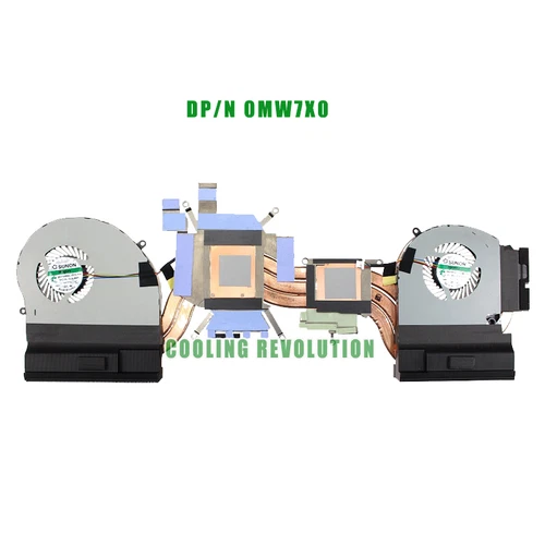 New Dell Alienware 17 R4 ALW17C GTX 1080 0K2PKV Laptop CPU Fan With Heatsink