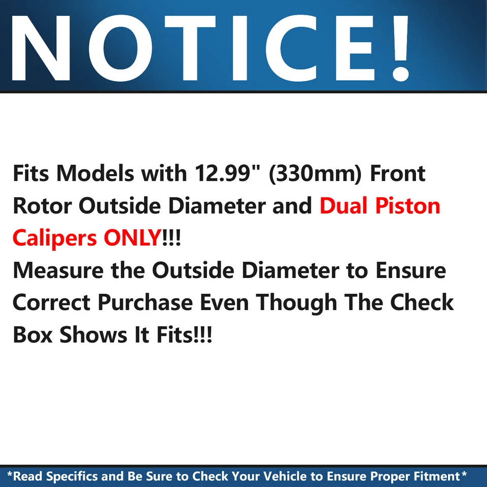 Rotores de disco perforados delanteros pastillas de freno para Dodge Grand Caravan Town & Country C/V Foto 2 de 4