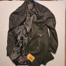 Yoki Outerwear Peacoat Womens Xl Blackgray Blend Vegan Fur