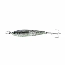 Black Anchovy Fish WOW!® 1oz Fishing Trolling Mega Metal luna bait Jig NEW