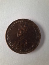 Coin Australia 1912 1/2 Penny EF