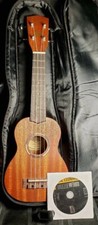 Kahua KA-21M Ukulele  Case  Tuner Mahogany 21" and Training CDs