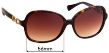 SFx Replacement Sunglass Lenses Fits Coach Hc8123 Cole - 56mm Wide