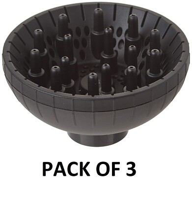 BaBylissPRO Snap-On Diffuser Attachment for Hair Dryer #BB-BABDF2 - PACK OF 3