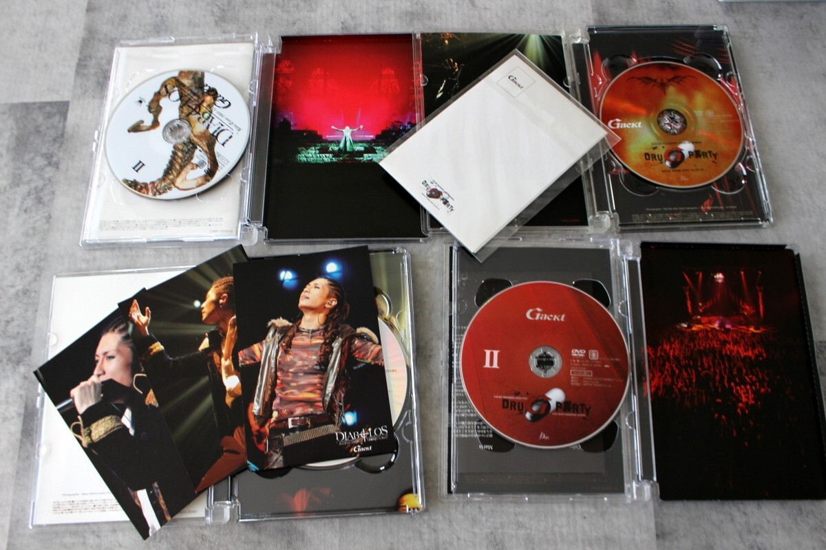 SET x9 Gackt Japan DVD Live Requiem et Reminiscence DIABOLOS