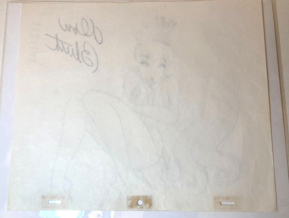 Dragon's Lair (1983) MAIN TITLE Original Production Drawing Daphne Don ...