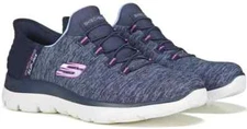 SKECHERS Summits Dazzling  Women's Slip-ins Sneakers Sizes 10      149937/NVPR