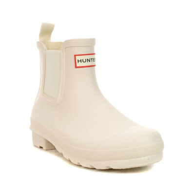 Hunter Women's Original Chelsea Ivory Rain Boots S2078RMA.IVO | eBay