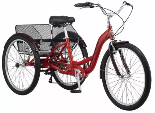 Schwinn Meridian Adult Tricycle 26 Inch 7 Speed Low Step Alu Frame Cargo Basket