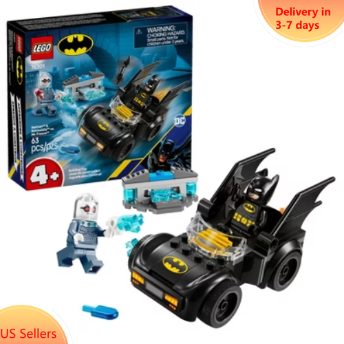 LEGO DC Batman Batmobile vs Mr Freeze Preschool Building Toy Set 76301