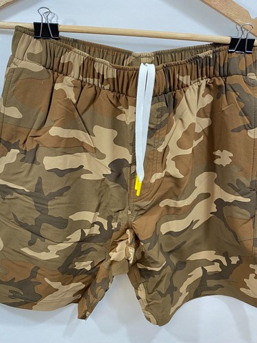 Pantalones Cortos Oliver's Para Hombre 7.5" Entrepierna Mecha/Elástico Forrado Org $99 Nuevo Sin Etiquetas Marrón Camuflaje - Imagen 1 de 13