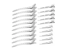 40 Pcs Metal Duck Billed Hair Clips for Styling Sectioning,Silver Hair Clips for