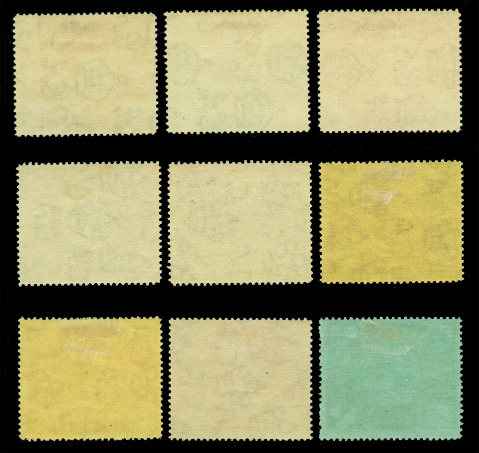 British Colonies - BERMUDA 1921 K. George V ¼p-1sh set Sc# 71-79 mint MH - Image 2 of 2