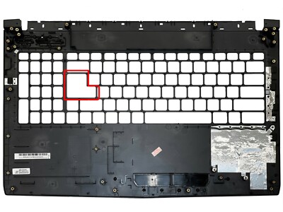 Version 1 - Palmrest upper cover case compatible for MSI GE62 2QD (MS-16J2)
