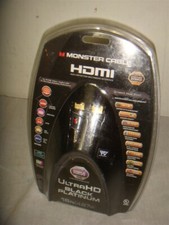 MONSTER CABLE ULTRA HD BLACK PLATINUM 16' 4K ULTIMATE HIGH SPEED HDMI CABLE l7