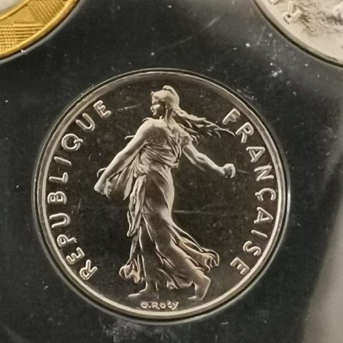 1/2 FRANC SEMEUSE 1996 BU FRANCE / UNC SCELLEE ET ISSUE DU COFFRET - Picture 2 of 2