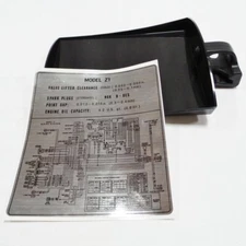 KAWASAKI Document Tool Tray Complete Set w/ Decal Z1 KZ Reproduction REPRO