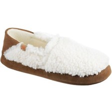 Acorn Women's Slippers Moc II Buff Popcorn Collapsible Heel, Small A20132ACCWS