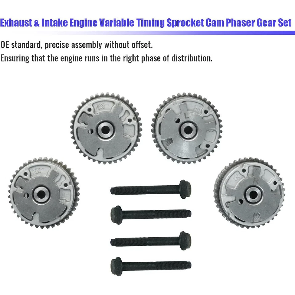 Timing Chain Head Gasket Set Fit 3.6L Chevrolet GMC Buick Enclave 2009-2016 Foto 4 de 4