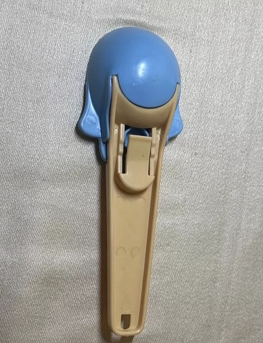 Ice Cream Spoon Vintage Scoop in the Shape of a Cone Blue Tan Scooper - Picture 2 of 5