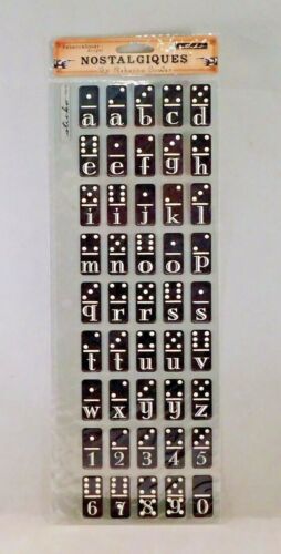 Spiele Hobbys Sammelalbum Sticker Karten Bingo Nähen Dominosteine Alphabet - Bild 4 von 6