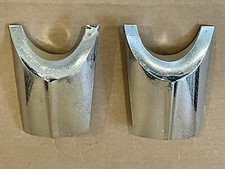 1953 Mercury Chrome Front Bumper Guard Extensions Set Of Bg-17944-a Bg-17945-a